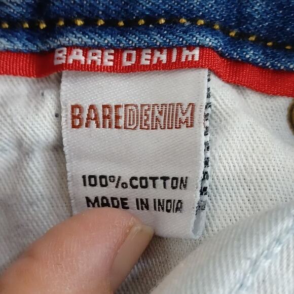 Bare Denim Low Waist Tapered Fit Jeans - 34W x 30L - Picture 3 of 7